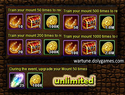 Wartune Events 30 September 2015 - mount training