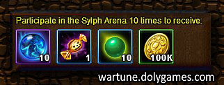 Wartune Events 30 September 2015 - sylph arena