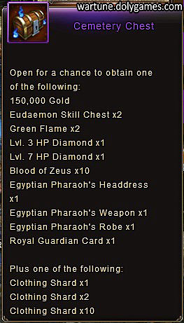 Cemetery Chest item description