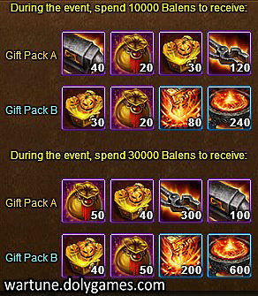 Wartune Events 15 October 2015 - epic spender 2
