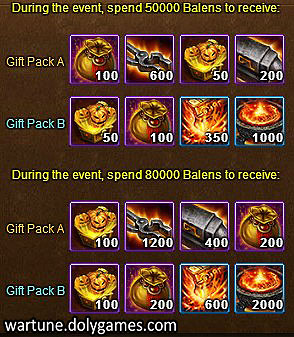 Wartune Events 15 October 2015 - epic spender 3