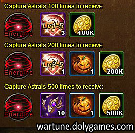 Wartune Events 21 October 2015 - astrals