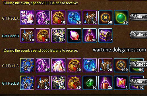 Wartune Events 21 October 2015 - epic spender 1