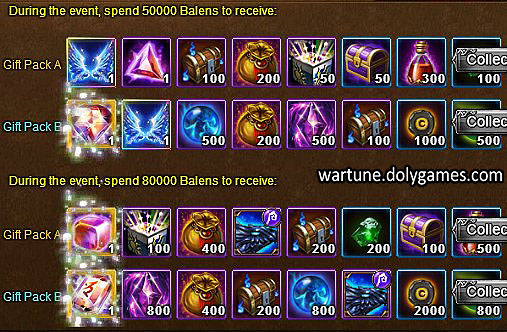 Wartune Events 21 October 2015 - epic spender 3