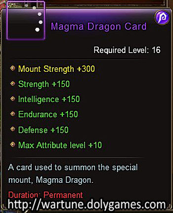 Magma Dragon Card item