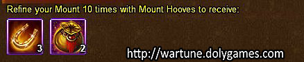 Mount Refine unlimited - Wartune Events 13 November 2015