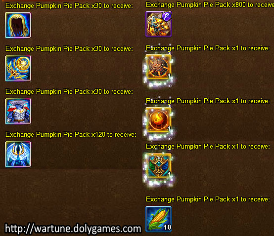 Pumpkin Pie Pack Exchange
