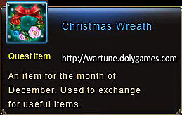 Christmas Wreath item description Wartune