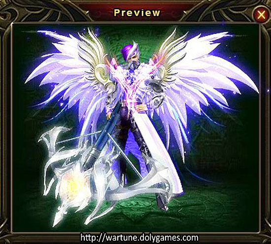 Dreamy Orchid clothing set preview DolyGames Wartune
