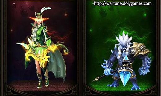 Frost Dwarf Eudaemon size vs archer Wartune