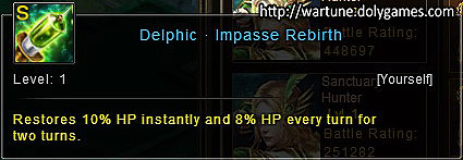 Frost Dwarf skill Delphic Impasse Rebirth