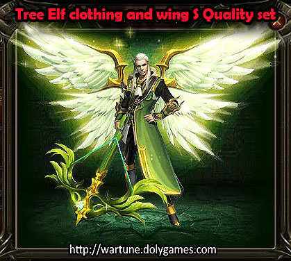 Tree Elf clothing and wing S Quality set