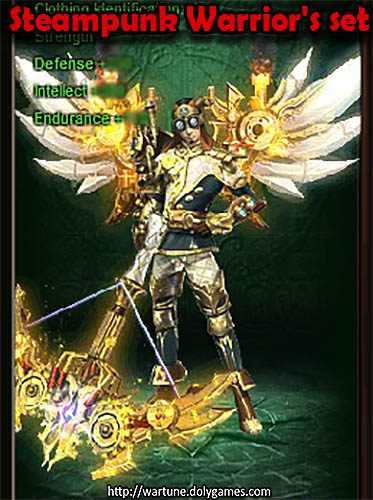 Steampunk Warrior's Clothing set (S Quality) Wartune