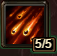 Archer Knighthood Skill Clusterbomb lvl 5