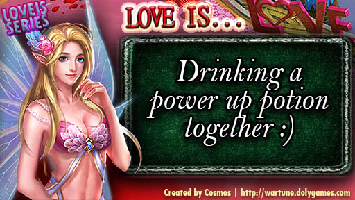 LOVE IS SERIES power up potion