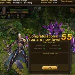 I became level 55!!!!! Wohoooo!!!