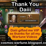 Thank you Daiii for VIP! :)