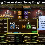 Making Choices about Troop Enlightenment