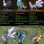 Mounts: Chicken, Blue Dragon, Fox