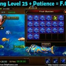 Fishing Level 25 + Patience = Fashion Cores
