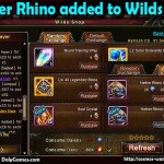 Nether Rhino added to Wilds Shop