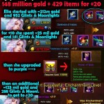 148 million gold + 429 items for one +20