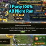 Atoll Boss Night Run 1 party 100%