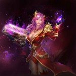 Female Mage Eudeamon Wallpaper
