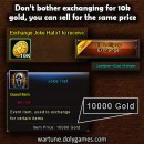 Joke Hat 10,000 gold Trick