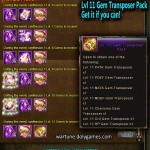 Lvl 11 Gem Transposer Pack Gem Event