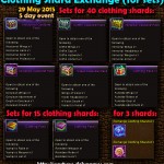 Clothing Shard Exchange (for sets)