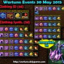 Wartune Events 30 May 2015
