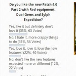 Poll Results of Opinion on Patch 4,0 Part 2