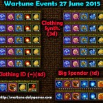 Wartune Events 27 June 2015