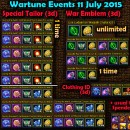 Wartune Events 11 July 2015