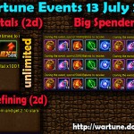 Wartune Events 13 July 2015