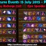 Wartune Events 15 July 2015
