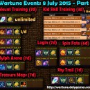 Wartune Events 8 July 2015