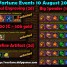 Wartune Events 10 August 2015