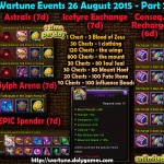 Wartune Events 26 August 2015 - Part 1