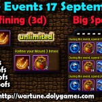 Wartune Events 17 September 2015