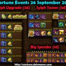 Wartune Events 26 September 2015