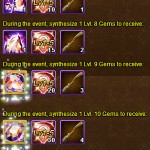 Gem synth - Wartune Events 1 November 2015