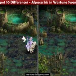 Spot 10 Differences - Alpaca Iris in Wartune Swamp