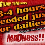 Daily Tasks time required in Wartune