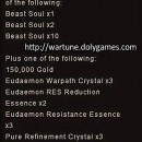 Wartune Events 26-28 November 2015