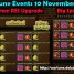 Wartune Events 10 November 2015