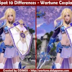 Spot 10 Differences - Wartune Cosplay Girl 2011