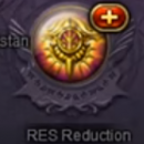 Spending 23k BB on 100% RES Reduction Knighthood Talent