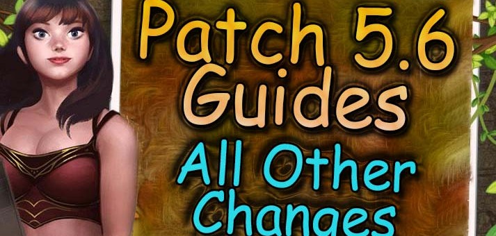 [Patch 5.6] All Other Changes